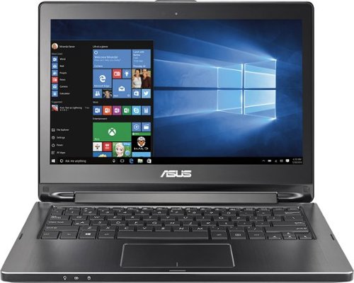  ASUS - 2-in-1 13.3&quot; Touch-Screen Laptop - Intel Core i5 - 6GB Memory - 1TB Hard Drive - Black