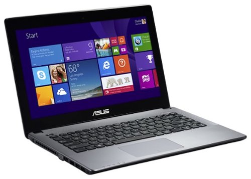  ASUS - VivoBook 14&quot; Touch-Screen Laptop - Intel Core i5 - 6GB Memory - 500GB Hard Drive - Silver Aluminum