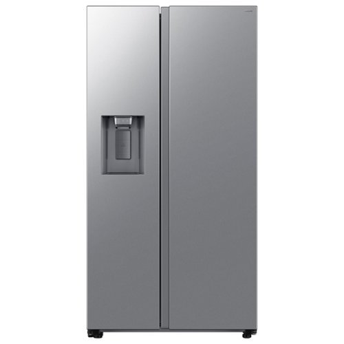 Samsung - Bespoke AI 27 cu. ft. Side-by-Side Refrigerator with Sphere Ice and External Water & Ice Dispenser - Stainless Steel