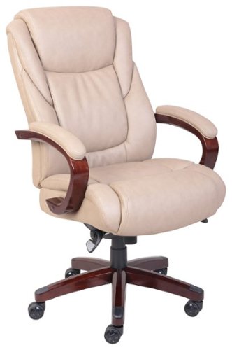 La-Z-Boy - Bonded Leather Executive Chair - Taupe