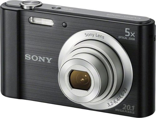 Sony DSC-W800 20.1-Megapixel Digital Camera - Black WORLDWIDE DELIVERY
