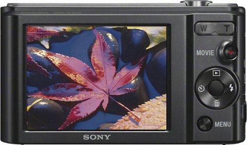 Sony DSC-W800 20.1-Megapixel Digital Camera - Black GLOBAL SHIPPING