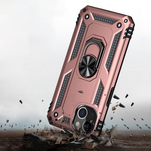 SaharaCase Kickstand with Belt Clip Case for Apple iPhone 13 and iPhone 14 - Rose Gold WHERE TO BUY