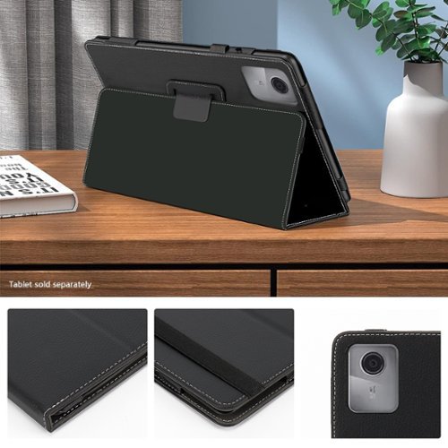 SaharaCase Venture Series Bi-Fold Folio Case for Lenovo Tab M11 - Black WHERE TO BUY
