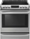 LG - 6.3 Cu. Ft. Slide-In Electric Range with EasyClean and UltraHeat 3200W Power Burner - Stainless Steel-Front_Standard