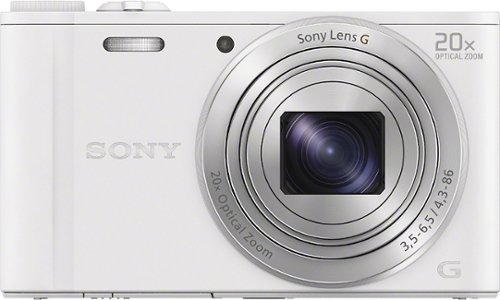  Sony - DSC-WX350 18.2-Megapixel Digital Camera - White