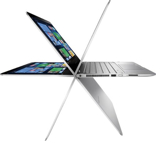  HP - Spectre x360 2-in-1 13.3&quot; Touch-Screen Laptop - Intel Core i7 - 8GB Memory - 256GB Solid State Drive - Natural Silver