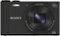 Sony - DSC-WX350 18.2-Megapixel Digital Camera - Black-Front_Standard 