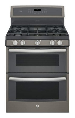  GE - Profile Series 6.8 Cu. Ft. Self-Cleaning Freestanding Double Oven Gas Convection Range