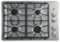GE - 30" Built-In Gas Cooktop - Stainless steel-Front_Standard