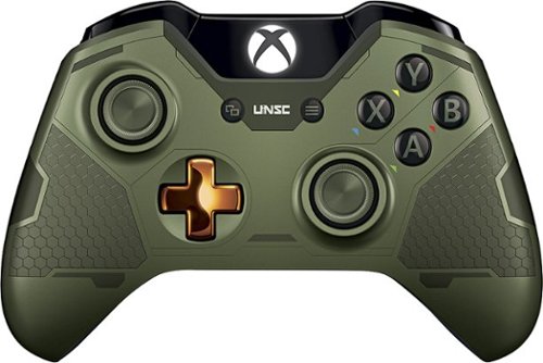  Microsoft - Xbox One Limited Edition Halo 5: Guardians - The Master Chief Wireless Controller - Multi