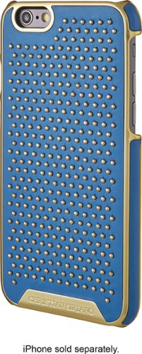  Christian Siriano - Hard Shell Case for Apple® iPhone® 6 Plus and 6s Plus - Blue/Gold