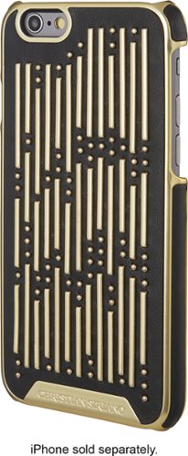  Christian Siriano - Hard Shell Case for Apple® iPhone® 6 and 6s - Black/Gold