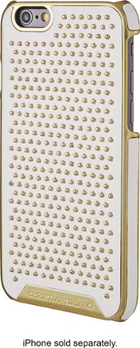  Christian Siriano - Hard Shell Case for Apple® iPhone® 6 and 6s - White/Gold