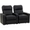Octane Seating - Turbo XL700 Straight 2-Seat Power Recline Home Theater Seating - Black-Front_Standard