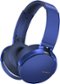 Sony - Extra Bass Wireless Over-the-Ear Headphones - Blue-Angle_Standard