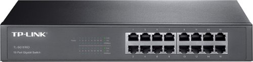  TP-Link - 16-Port 10/100/1000 Mbps Gigabit Ethernet Switch