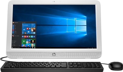  HP - 19.45&quot; All-in-One - Intel Celeron - 4GB Memory - 500GB Hard Drive - Blizzard White