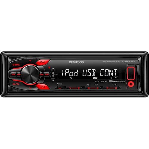 Kenwood - In-Dash Digital Media Receiver with Detachable Faceplate - Black-Front_Standard 