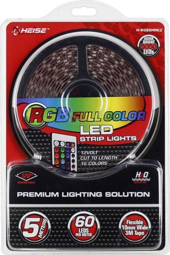  Heise - 16.4' LED Light Strip with Remote - Multi