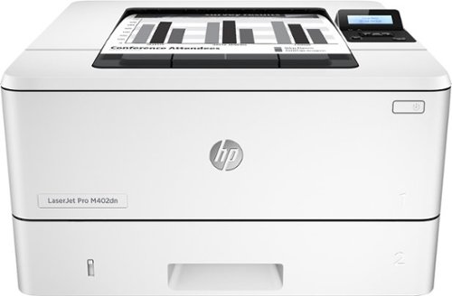  HP - LaserJet Pro m402dn Black-and-White Printer - Gray