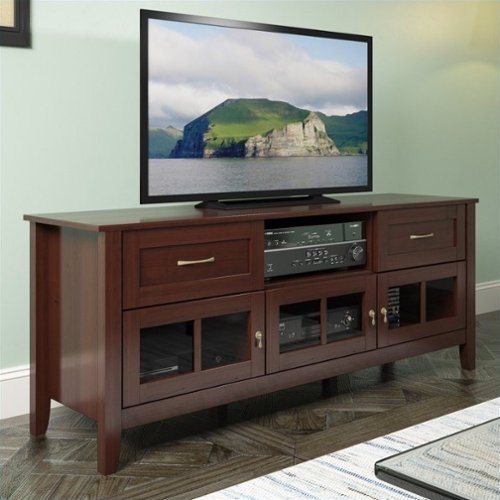  CorLiving - Carlisle TV Bench for Most Flat-Panel TVs up to 80" - Espresso