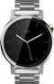 Motorola - Moto 360 2nd Generation Men's Smartwatch 42mm Stainless Steel - Silver Stainless Steel-Front_Standard