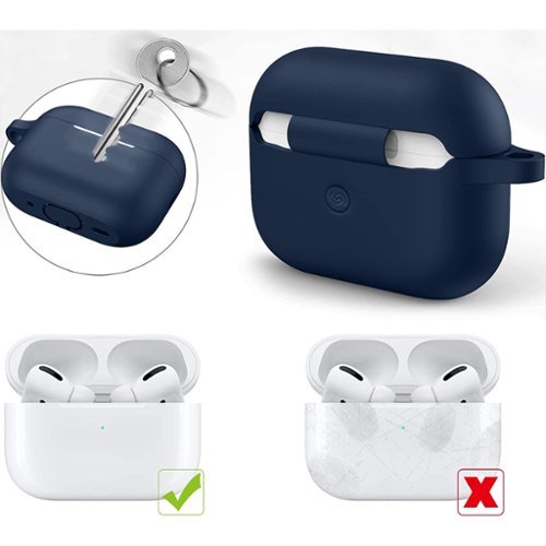 SaharaCase Case for Apple AirPods Pro 2 (2nd Generation 2022) - Navy WHERE TO BUY