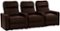 Octane Seating - Turbo XL700 Straight 3-Seat Power Recline Home Theater Seating - Brown-Front_Standard