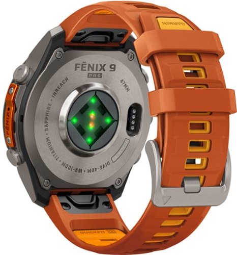 Garmin fēnix 9 Pro - inReach AMOLED GPS Smartwatch 47 mm Titanium - Autumn Orange/Spark Orange Silicone Band - (2026) BUY ONLINE
