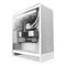 NZXT - H7 Flow 2024 Mid-Tower ATX PC Case - White-Front_Standard