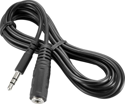  Insignia™ - 6' 3.5mm Mini Audio Extension Cable - Black