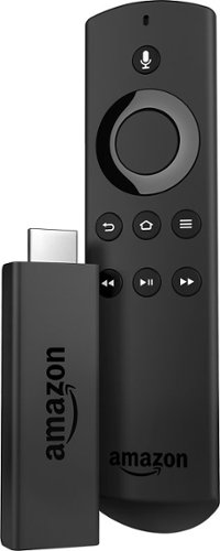  Amazon - Fire TV Stick with Voice Remote - Black