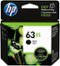 HP - 63XL High-Yield Ink Cartridge - Black-Front_Standard 