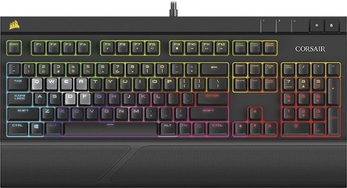  CORSAIR - Strafe RGB MX Silent Gaming Keyboard - Black