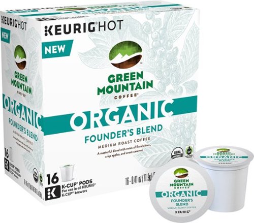 Keurig - Green Mountain Coffee Organic Founder's Blend K-Cup® Pods (16-Pack)