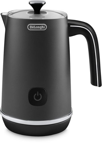 DeLonghi - Milk Frother - Black-Angle_Standard 
