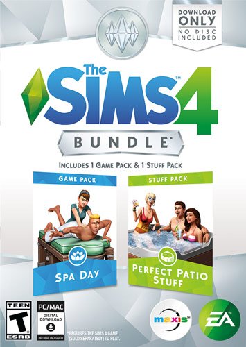  The Sims 4 Spa Day &amp; Perfect Patio Bundle - Windows [Digital]