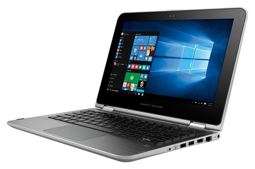  HP - Pavilion 2-in-1 11.6&quot; Touch-Screen Laptop - Intel Pentium - 4GB Memory - 500GB Hard Drive - Natural Silver