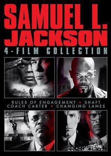 Samuel L. Jackson: 4-Film Collection - Rules of Engagement/Shaft/Coach Carter/Changing Lanes [DVD]