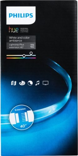  Philips - Hue LightStrip Plus Extension - Multicolor
