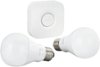 Philips - Hue A19 60W Equivalent Wireless Starter Kit - White-Front_Standard
