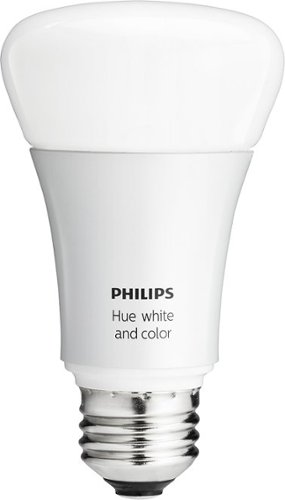  Philips - hue A19 Add-on Smart LED Light Bulb (2nd Gen) - White and Color Ambiance