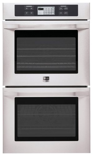  LG - STUDIO 30&quot; Built-In Double Electric Convection Wall Oven - Stainless Steel