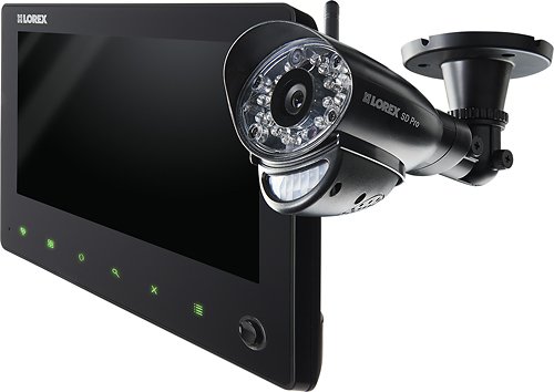  Lorex - LW2750 Series Indoor/Outdoor Wireless Video Surveillance System - Black