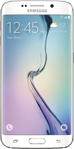  Samsung - Galaxy S6 edge with 64GB Memory Cell Phone - White Pearl