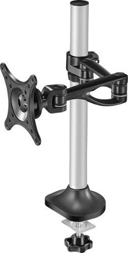 Insignia™ - Monitor Mount - Silver and Black