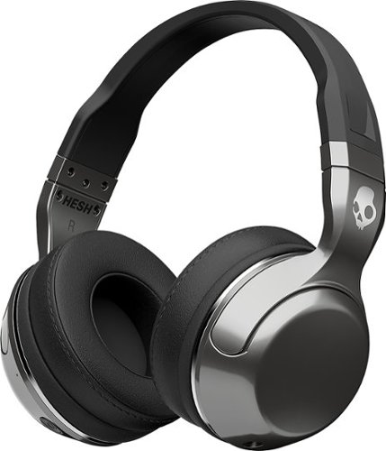  Skullcandy - Hesh 2 Wireless Over-the-Ear Headphones - Silver/Black/Charcoal