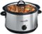 Crockpot - 4.5-Qt. Manual Slow Cooker - Stainless Steel-Angle_Standard