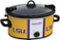 Crock-Pot - Cook and Carry Louisiana State University 6-Qt. Slow Cooker - Yellow/White-Angle_Standard